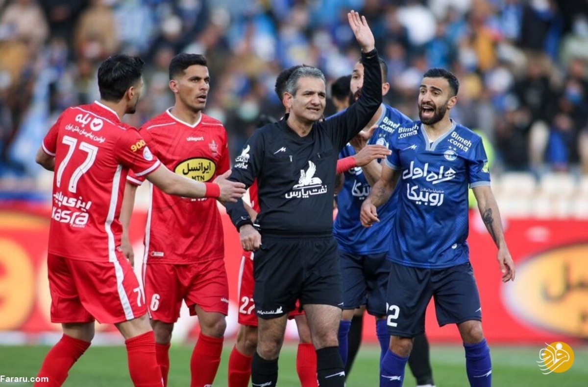 جدال پرهیاهوی  استقلالی‌ها و پرسپولیسی‌ها