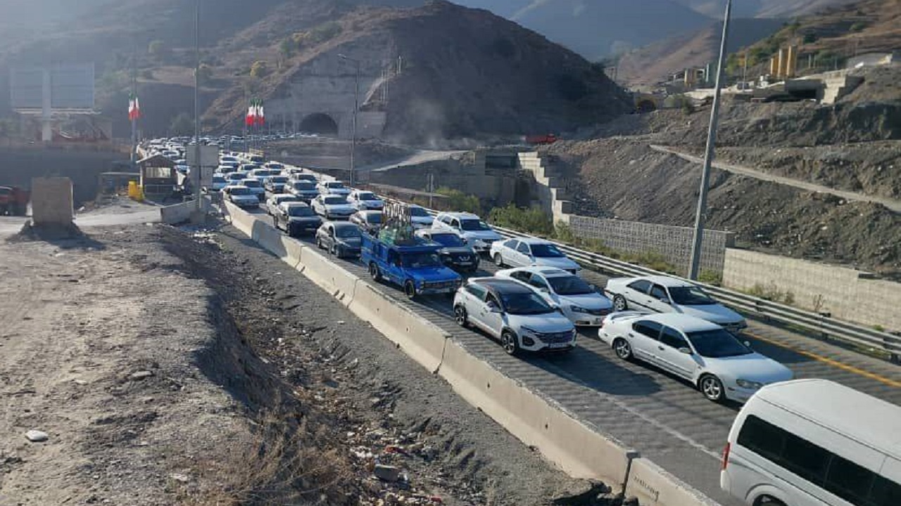 جاده چالوس بسته ‌شد