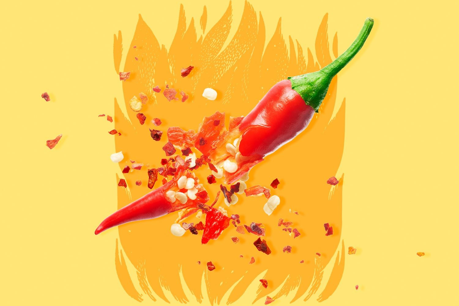 غذای تند