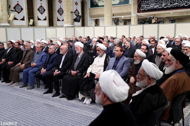 دیدار مسئولان قوه قضاییه با رهبر انقلاب + عکس
