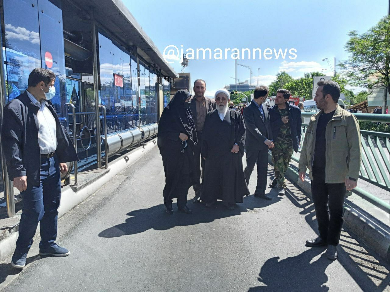  حضور ناطق نوری در راهپیمایی  پس از ماهها غیبت رسانه ای