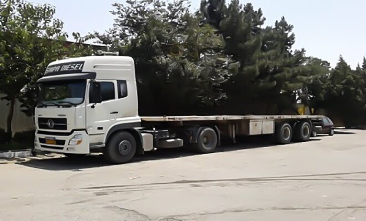 توقیف یک دستگاه تریلی با راننده ۱۳ساله!