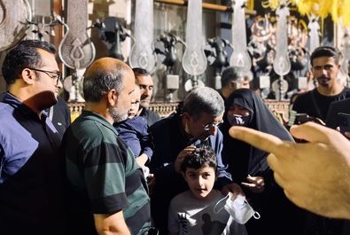 مراسم تاسوعا احمدی نژاد