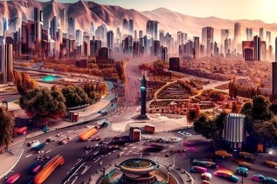 تهران 1000 سال دیگر از نگاه هوش مصنوعی + تصاویر عجیب