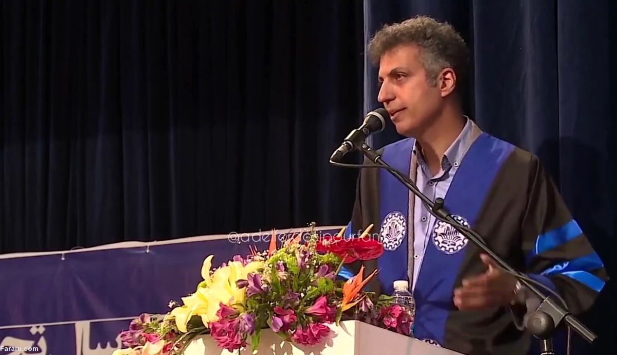 حرفهای وطن پرستانه عادل فردوسی‌‌ پور  در دانشگاه شریف + ویدئو
