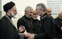 تصاویر سرلشکر موسوی یک روز پس از شایعه ترور در چیتگر
