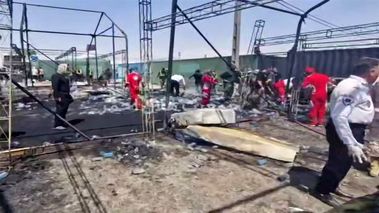 مرگ یک خانم در حادثه آتش سوزی مرز مهران
