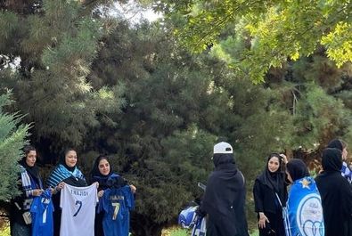 حضور زنان در ورزشگاه آزادی پیش از بازی استقلال و مس