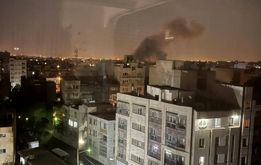 اولین عکس‌ها از انفجارهای تهران لحظاتی پیش
